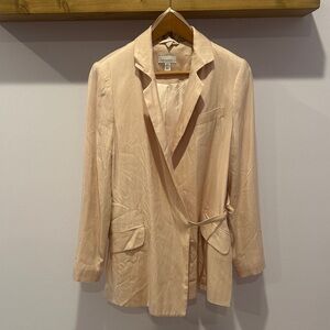 Topshop Soft Peach Women's Blazer